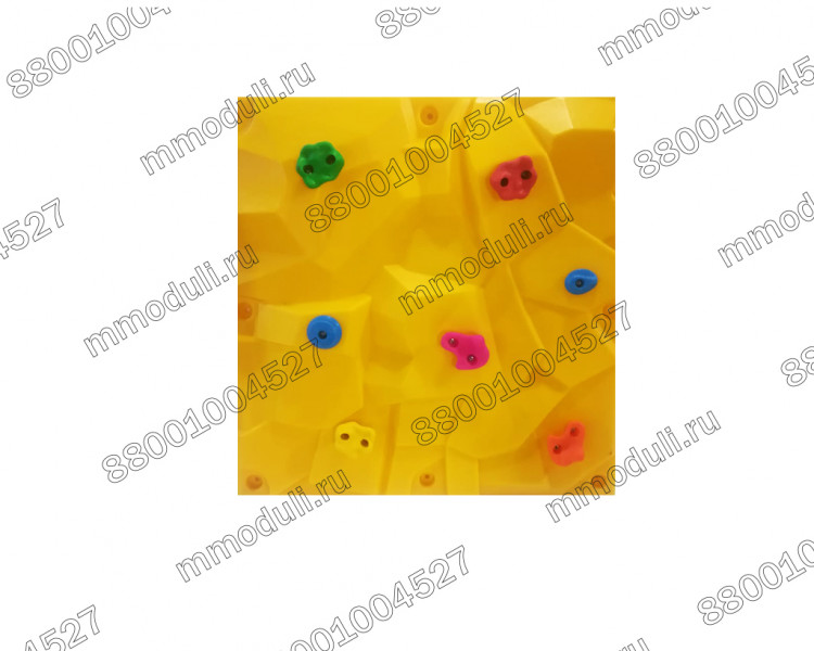 Пластиковые панели для скалодрома Желтый