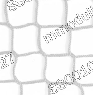 Безузловая Сетка заградительная Белая, яч. 40×40мм, Ø 3,1 мм