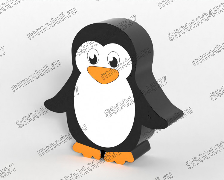 Контурная игрушка "Пингвин" (аппликация)