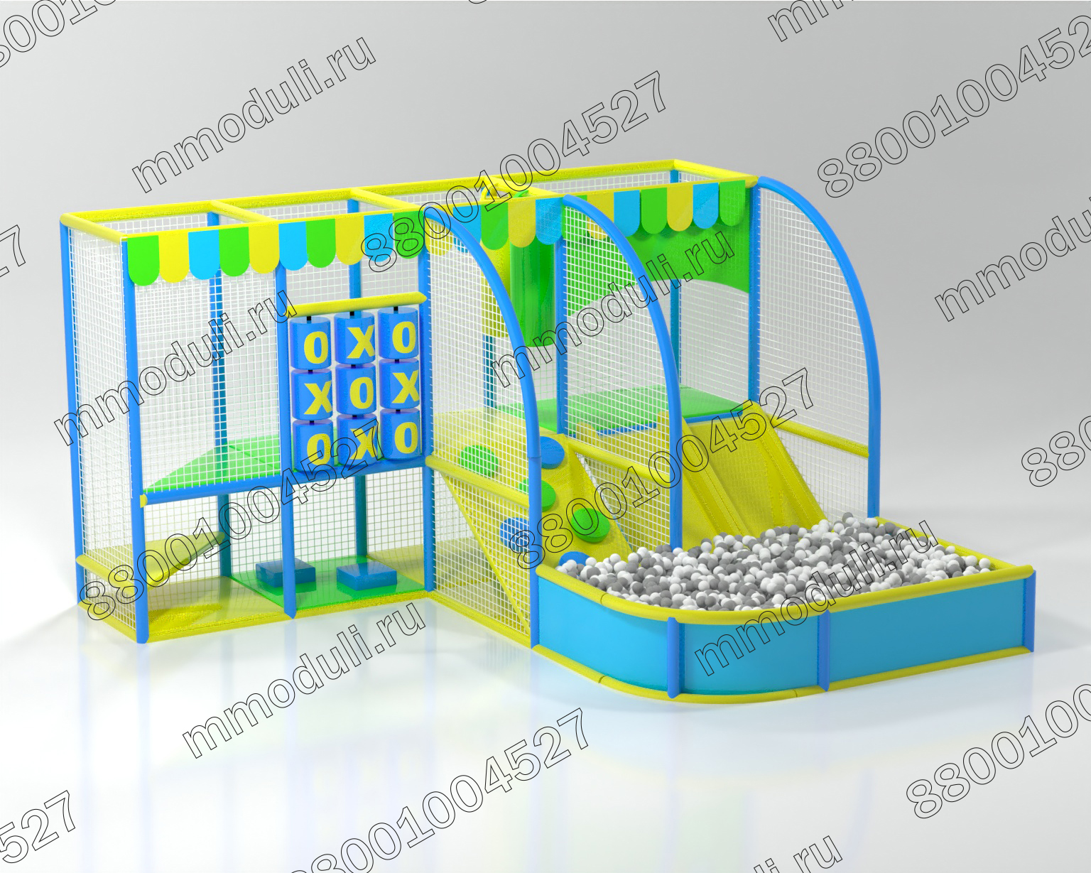 Комплекс "Хохотун" 4,5*4,0*2,5м Комплекс "Хохотун" 4,5*4,0*2,5м