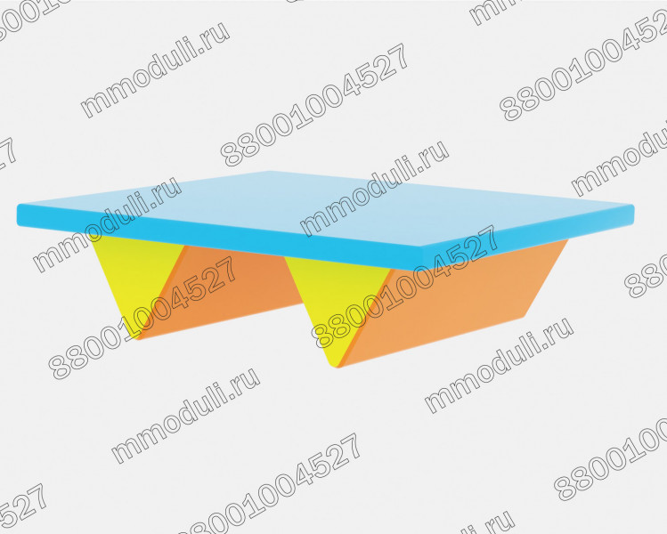 Мат второго уровня с треугольником снизу