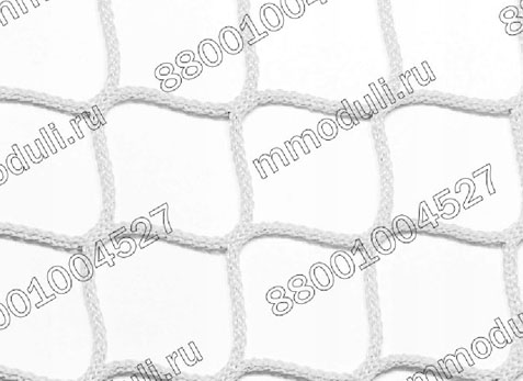 Узловая сетка заградительная Белая, яч. 70×70мм, Ø 2,2 мм