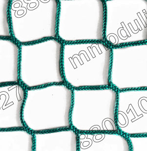 Безузловая Сетка заградительная Зеленая, яч. 40×40мм, Ø 3,1 мм