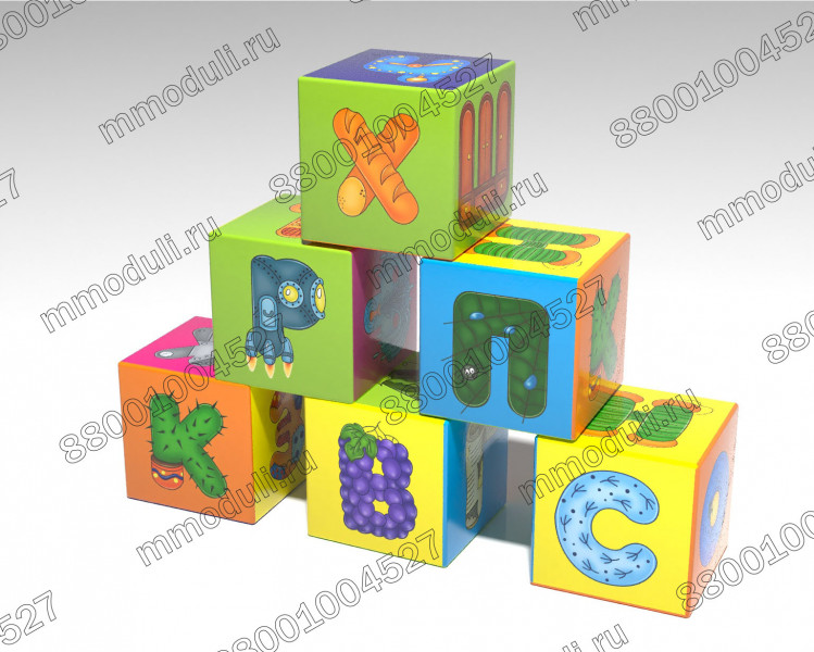 Мягкий набор кубиков "Буквы"